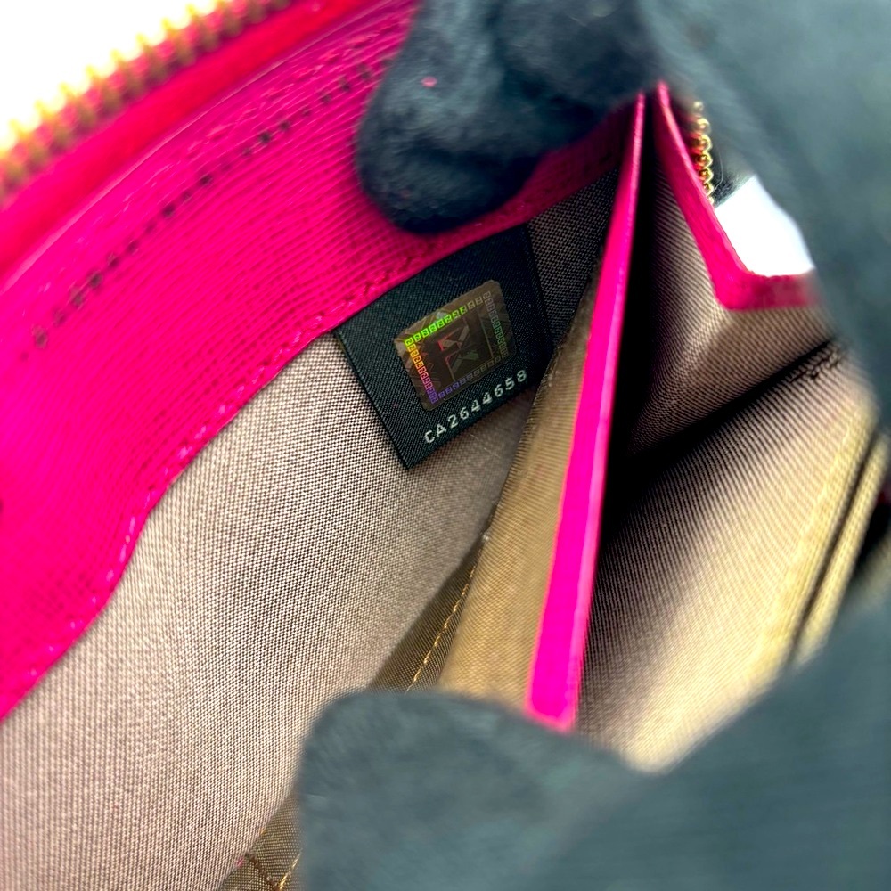 Fendi Zucca Khaki Canvas Zip AroundWallet | comes with box and Authenticity card - Picture 5 of 6